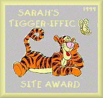 Sarah's Pooh 
Award